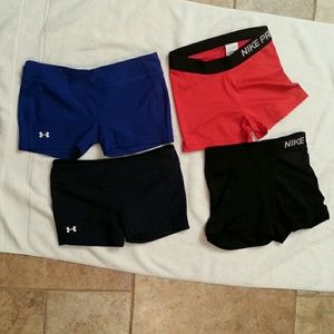 4 Pairs of Compression Shorts